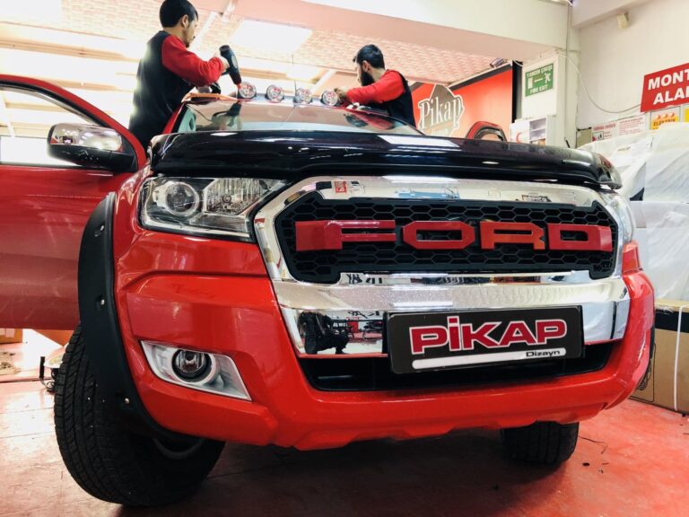 Ford Ranger Kırmızı Raptor Panjur
