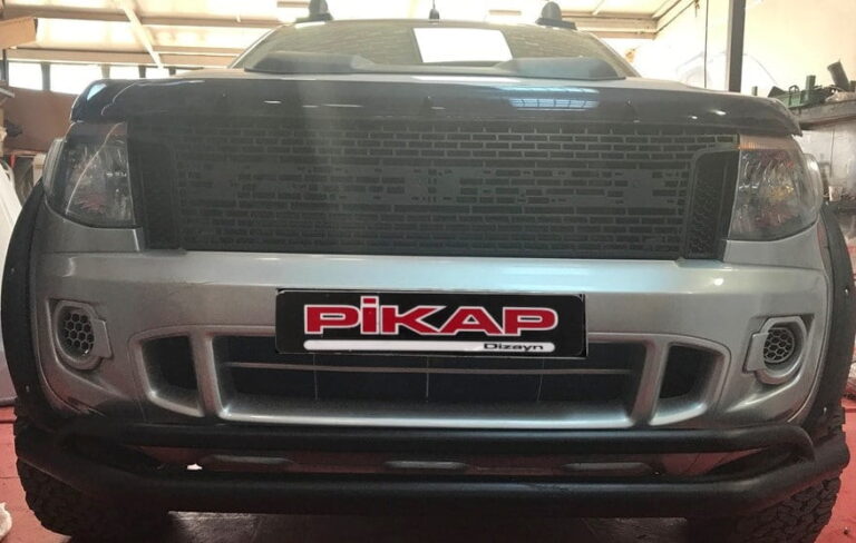 Ford Ranger Siyah İkili Ön Koruma