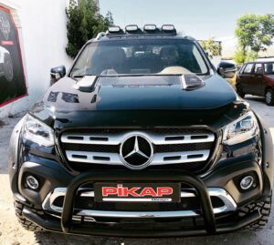 Mercedes X Class İkili Turbo Kaput Izgara - 2