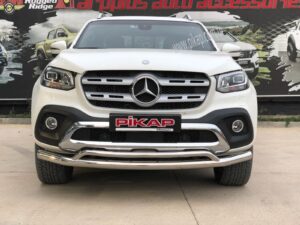 Mercedes X Class Krom İkili Ön Koruma - 2