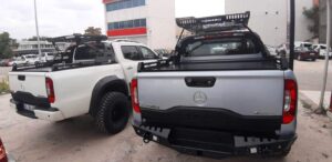 Mercedes X Class Offroad Ledli Arka Tampon - 4