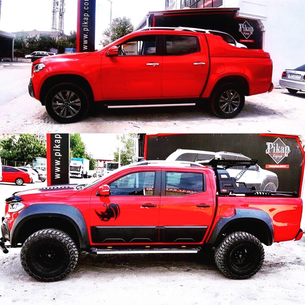 Mercedes X Class Offroad Yükseltme 13CM