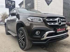 Mercedes X Class Siyah İkili Ön Koruma - 1