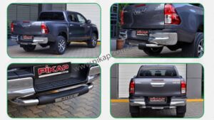 Toyota Hilux Krom Arka Tampon Koruma - 1