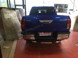 Toyota Hilux Krom Arka Tampon Koruma - 2
