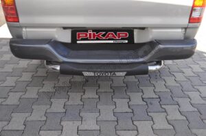 Toyota Hilux Krom Arka Tampon Koruma - 3