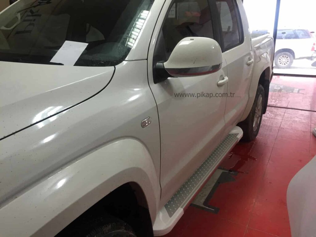 VW Volkswagen Amarok Beyaz Noktalı Basamak