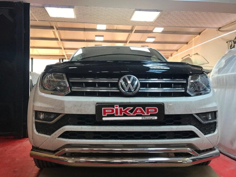 VW Volkswagen Amarok Krom İkili Ön Koruma