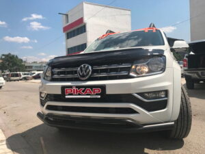VW Volkswagen Amarok Siyah İkili Ön Koruma - 1