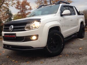 VW Volkswagen Amarok Siyah İkili Ön Koruma - 3