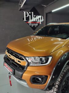 Ford Ranger T8 Büyük Ledli Panjur - 4