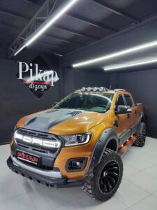 Ford Ranger T8 Büyük Ledli Panjur - 3