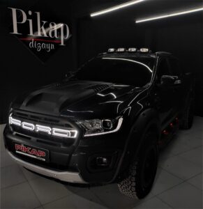 Ford Ranger T8 Büyük Ledli Panjur - 5