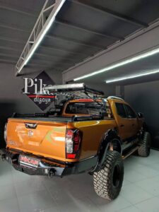 Nissan Navara Offroad Arka Tampon - 4
