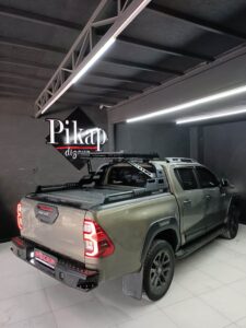 Toyota Hilux Basamaklı Offroad Arka Tampon - 1