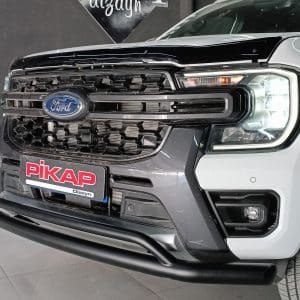 Yeni Ford Ranger Siyah İkili Ön Koruma