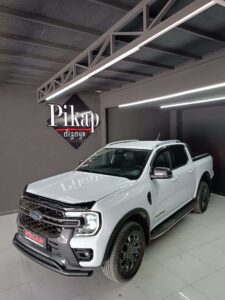 Yeni Ford Ranger Siyah İkili Ön Koruma - 4