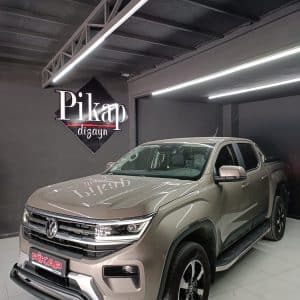 VW Amarok Siyah İkili Ön Koruma