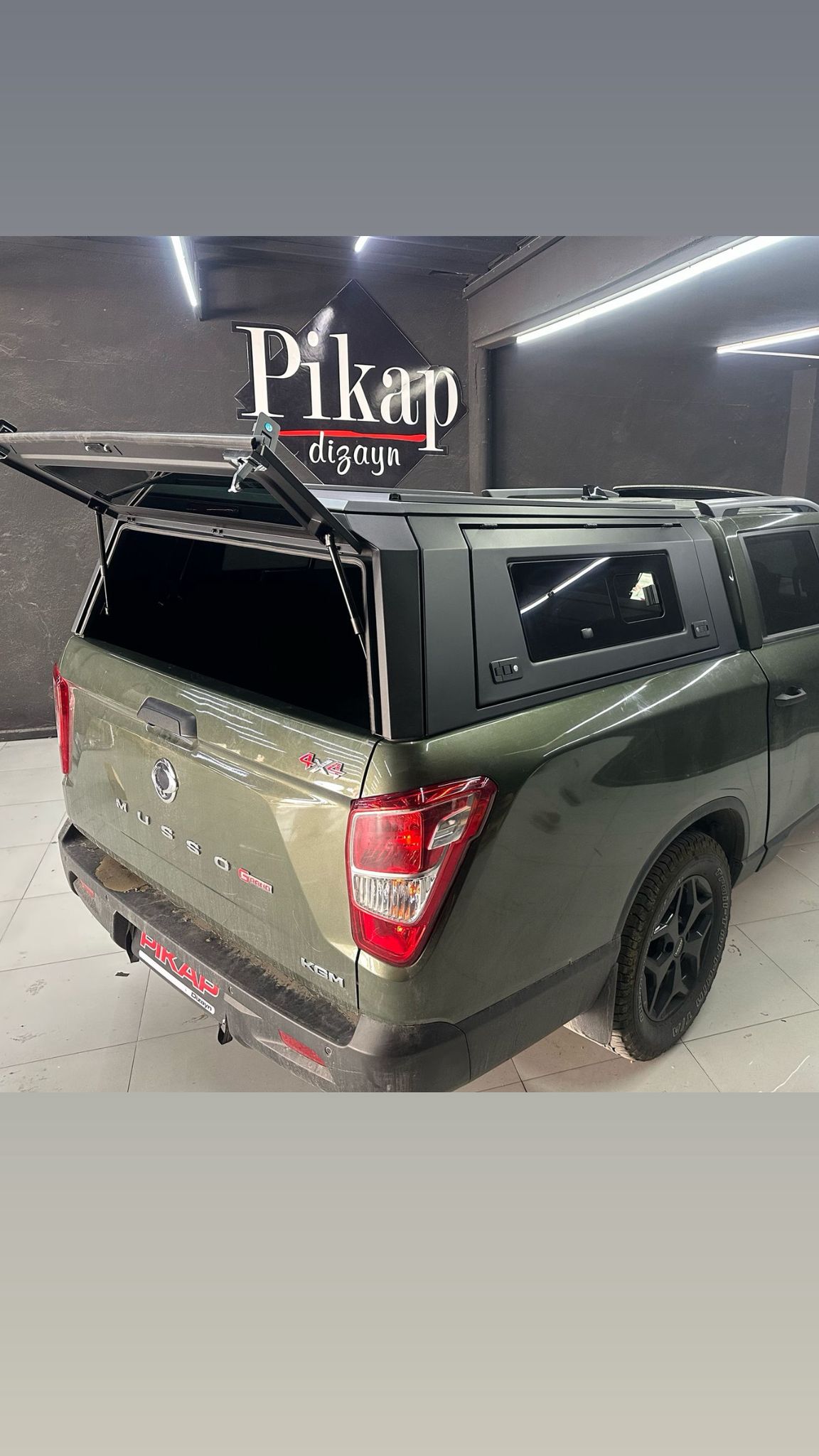 Ssangyong Musso İthal Alüminyum Camlı Kabin - Görsel 7