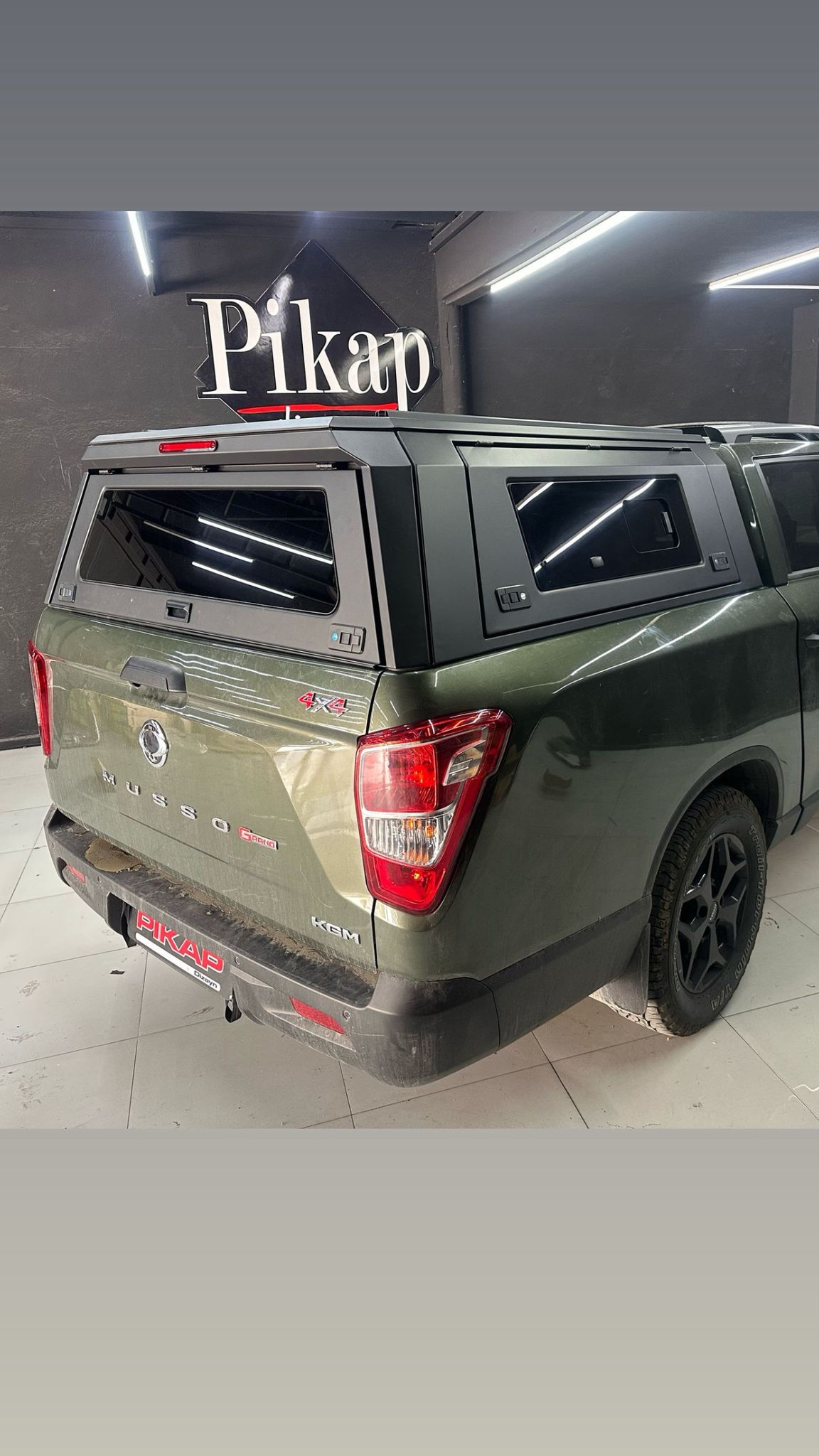 Ssangyong Musso İthal Alüminyum Camlı Kabin - Görsel 3