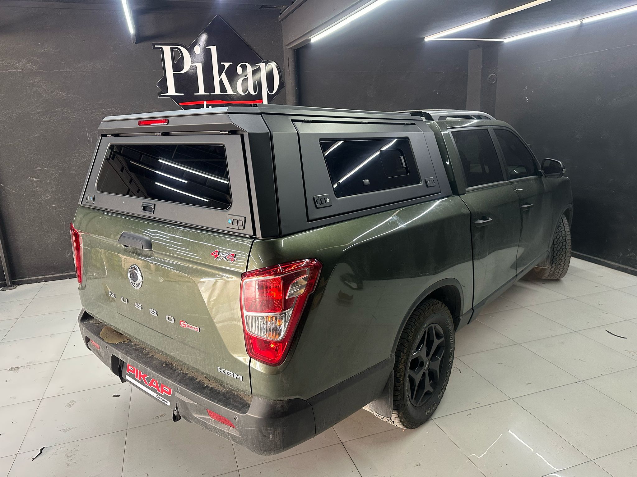 Ssangyong Musso İthal Alüminyum Camlı Kabin