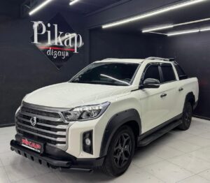 Ssangyong MussoGrand Siyah Noktalı Yan Basamak - 1