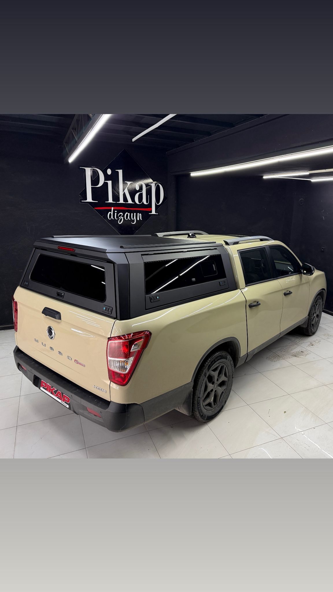 Ssangyong Musso İthal Alüminyum Camlı Kabin - Görsel 4