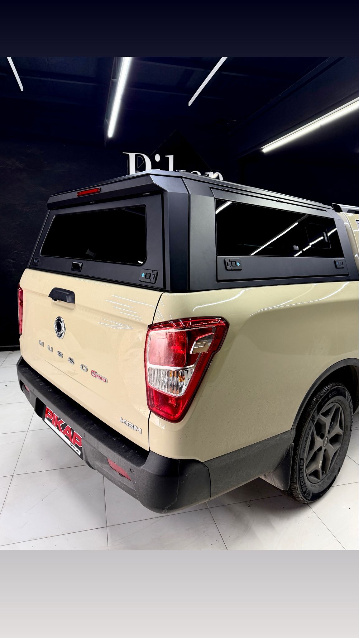 Ssangyong Musso İthal Alüminyum Camlı Kabin - Görsel 6