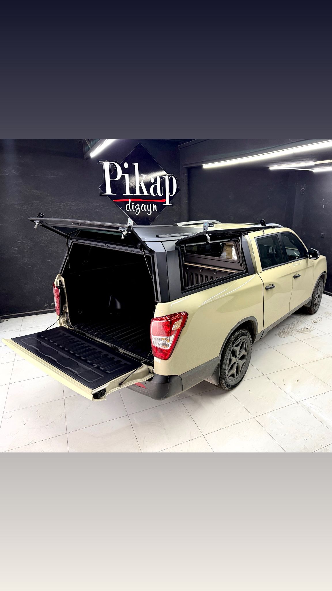 Ssangyong Musso İthal Alüminyum Camlı Kabin - Görsel 2