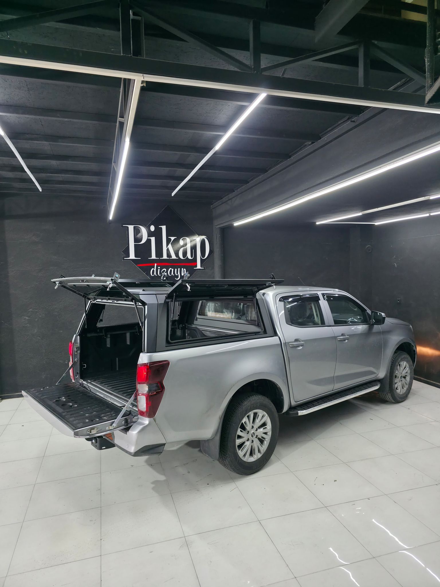 Isuzu D-Max İthal Alüminyum Camlı Kabin - Görsel 2