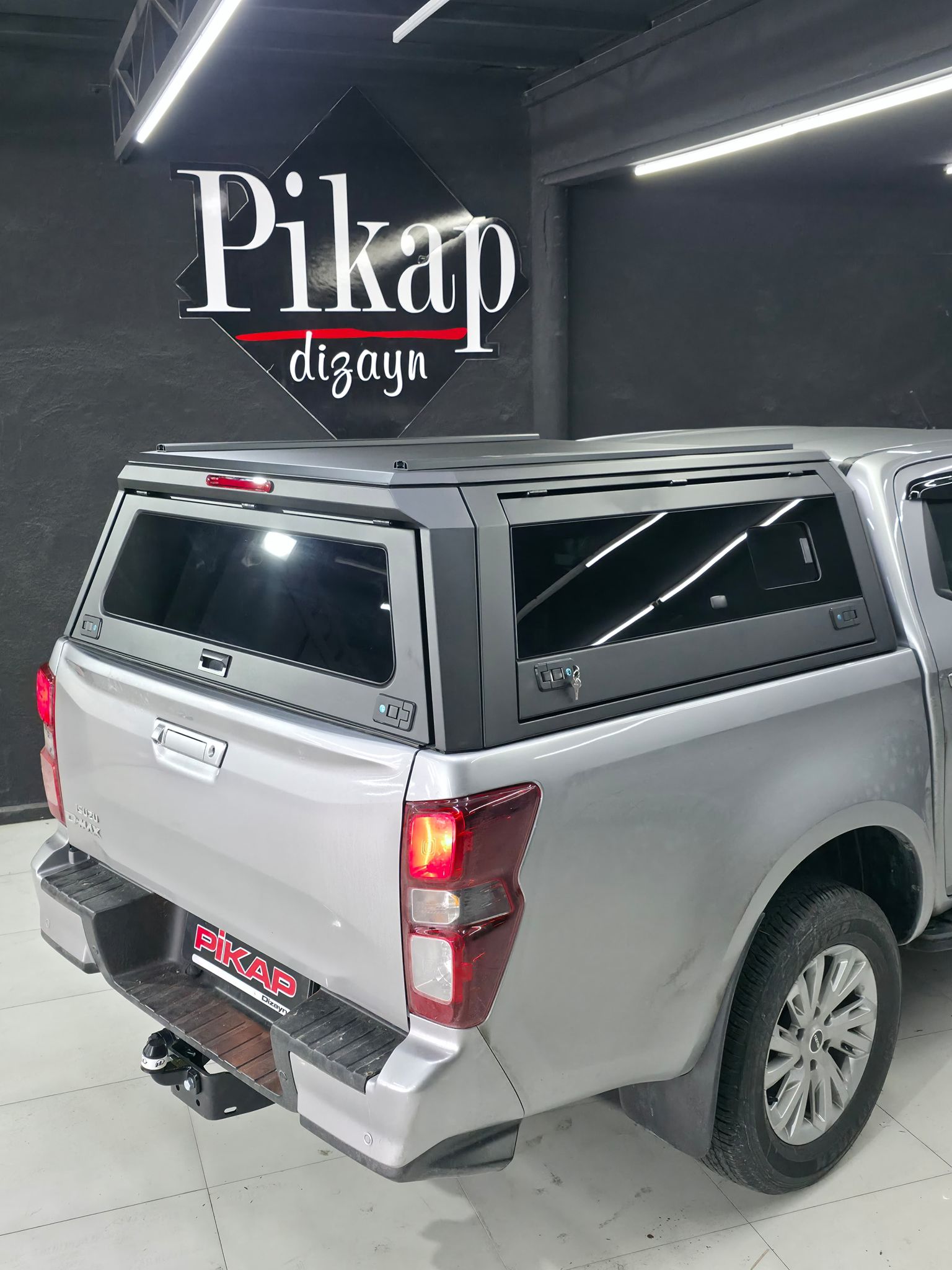 Isuzu D-Max İthal Alüminyum Camlı Kabin - Görsel 3