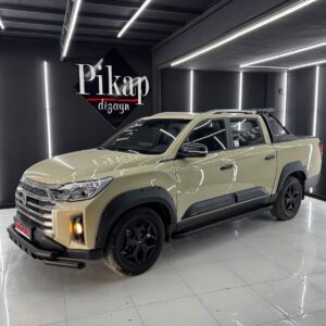 KGM MussoGrand Siyah Alüminyum Yan Basamak