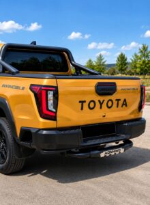 Yeni Toyota Hilux Travo Arka Tampon Koruma Siyah - 1